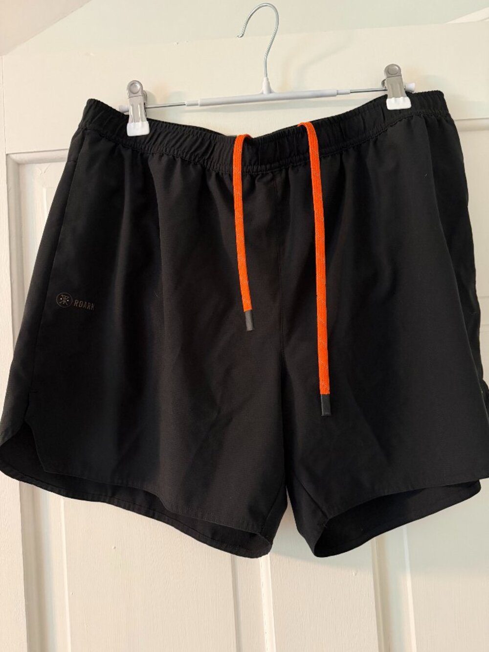 Mens Roark Run Amok Running Shorts Size Large Black